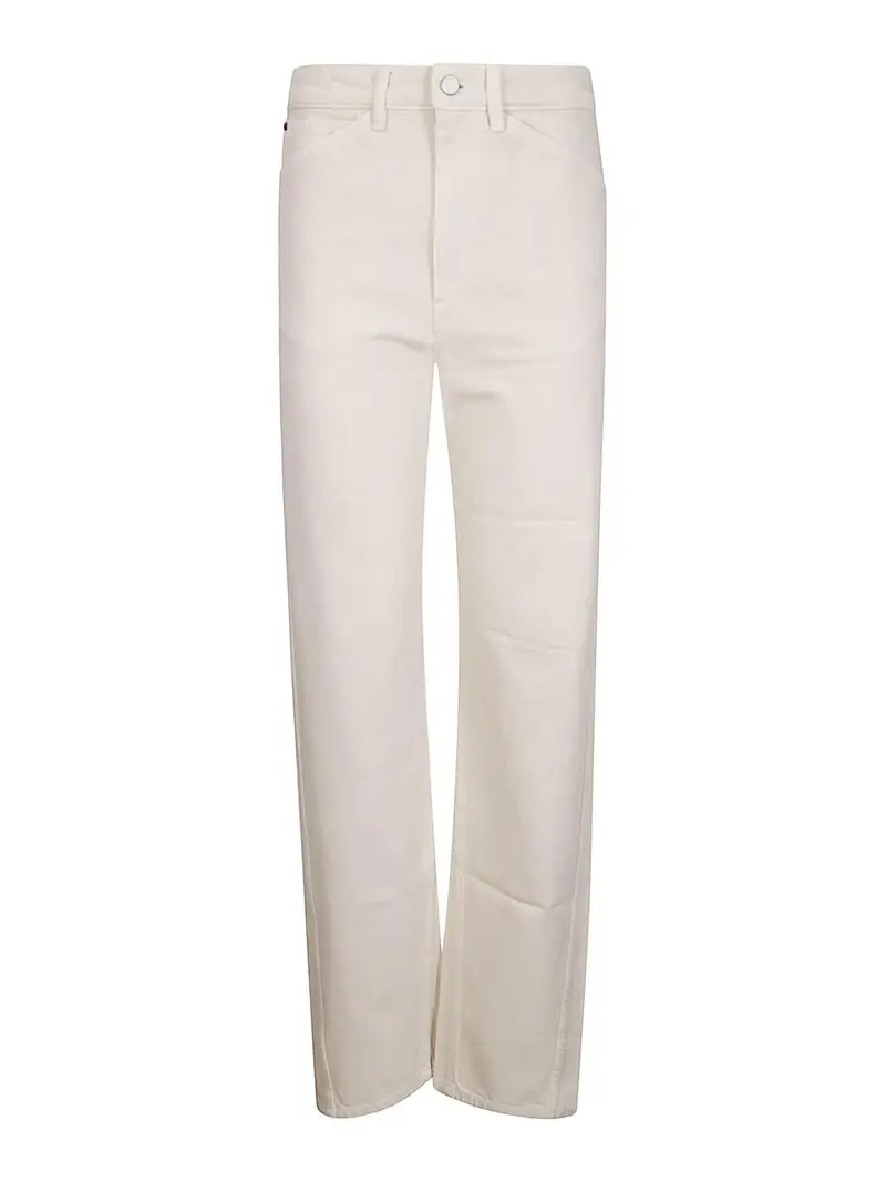 Lemaire Pantaloni twisted cinque tasche Marrone