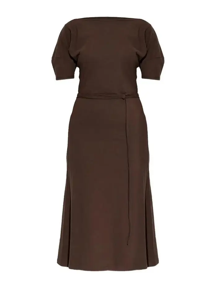 Lemaire Vestito con spalle scoperte Marrone