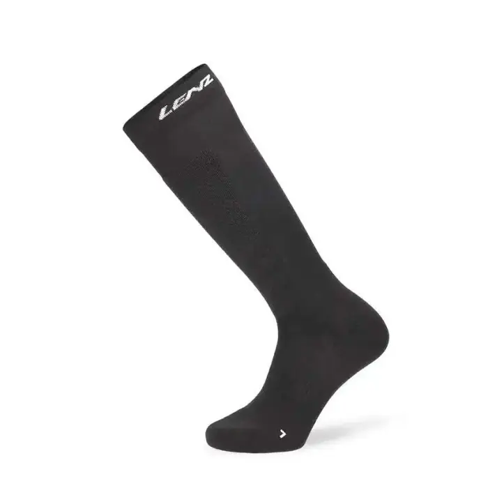 LENZ Calzini Think About Merino Winter 2 Noir