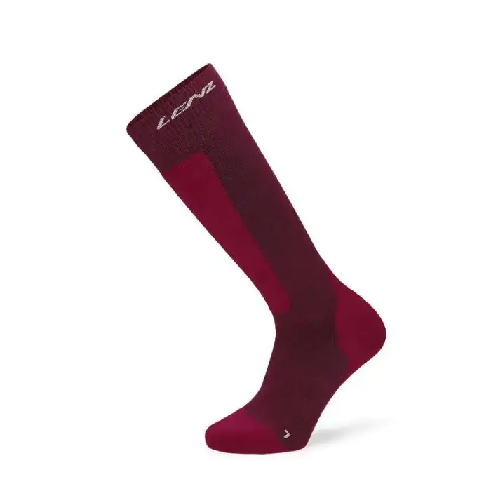 LENZ Calzini Think About Merino Winter 2 Rouge