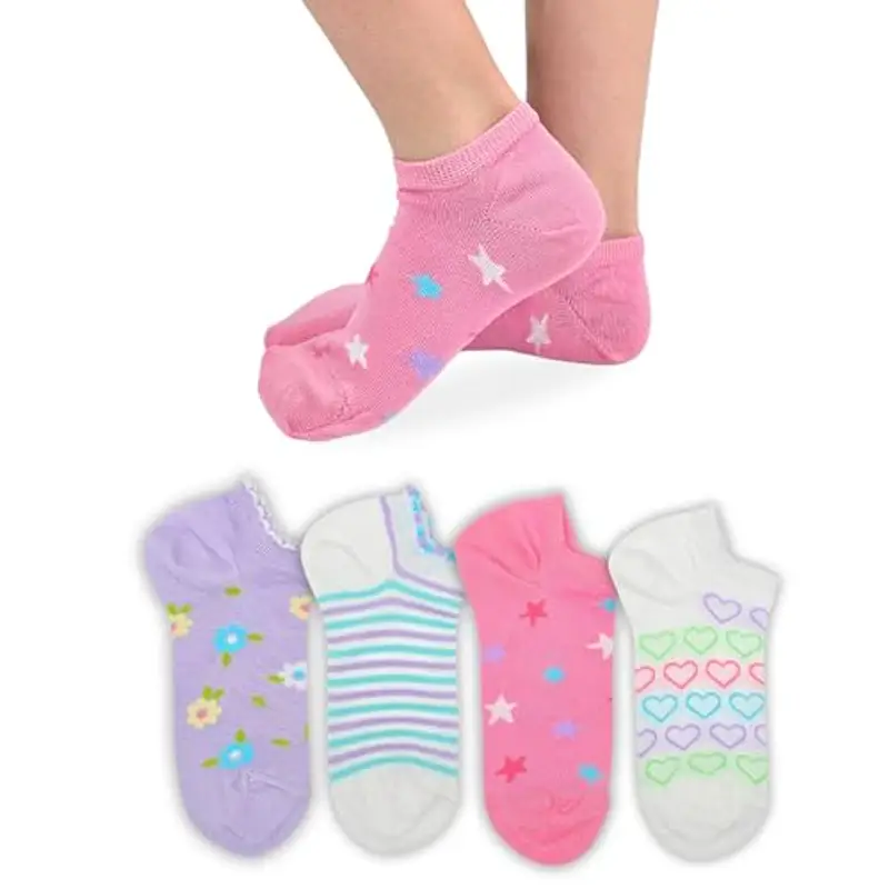 LEON D'ORO Calzini Bambina Cotone Scozia 4 Paia