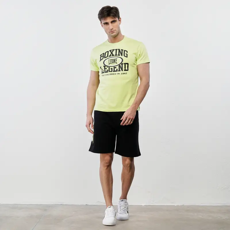 LEONE Shorts neri sportivi con taschino