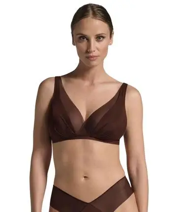 Lepel Reggiseno a vela sfoderato senza ferretto in tulle e microfibra Tesoro 300 Coppa B