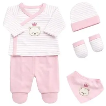 SET 5 PEZZI NEONATO NASCITA LES JOLIES LJ-359