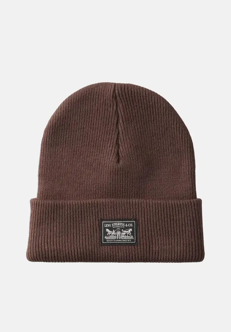 LEVI'S® Berretto di lana Backpatch marrone per uomo e donna