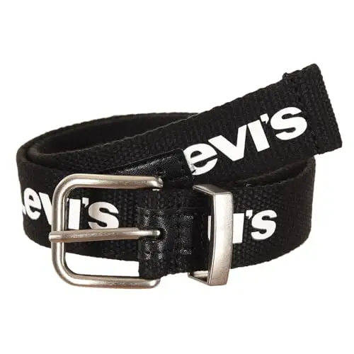 Levi's Kids Webbing Belt Cintura Bambini e Ragazzi, Nero