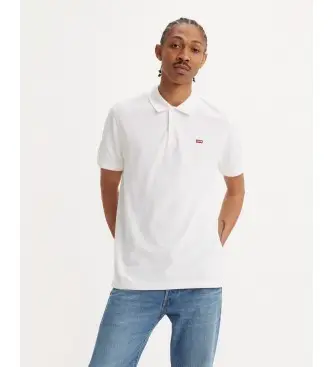 Levi s Levi per uomo 35883-0003 Polo bianca Hm, Bianco, Casual, Cotone, Manica corta