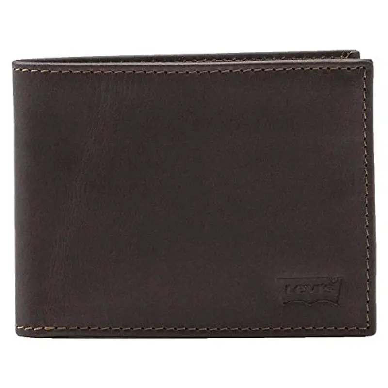 Levi's Casual Classics Hunte Coin Bifold - Batwin, Accessori da Viaggio, Portafoglio Bi-Fold Uomo, Marrone (Dark
