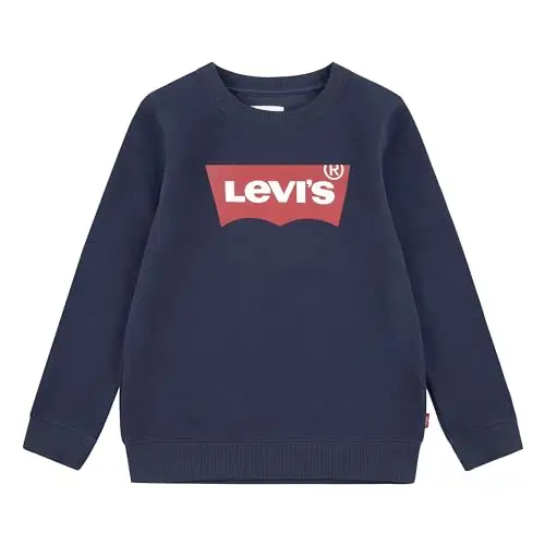 Levi's Lvb Batwing Crewneck, Felpa Bambini e ragazzi, Blu (Dress Blues), 14 anni