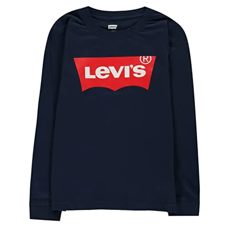Levi's Lvb L/S Batwing Tee, Maglia a maniche lunghe Bambini e ragazzi, Blu (Dress Blues), 10 anni