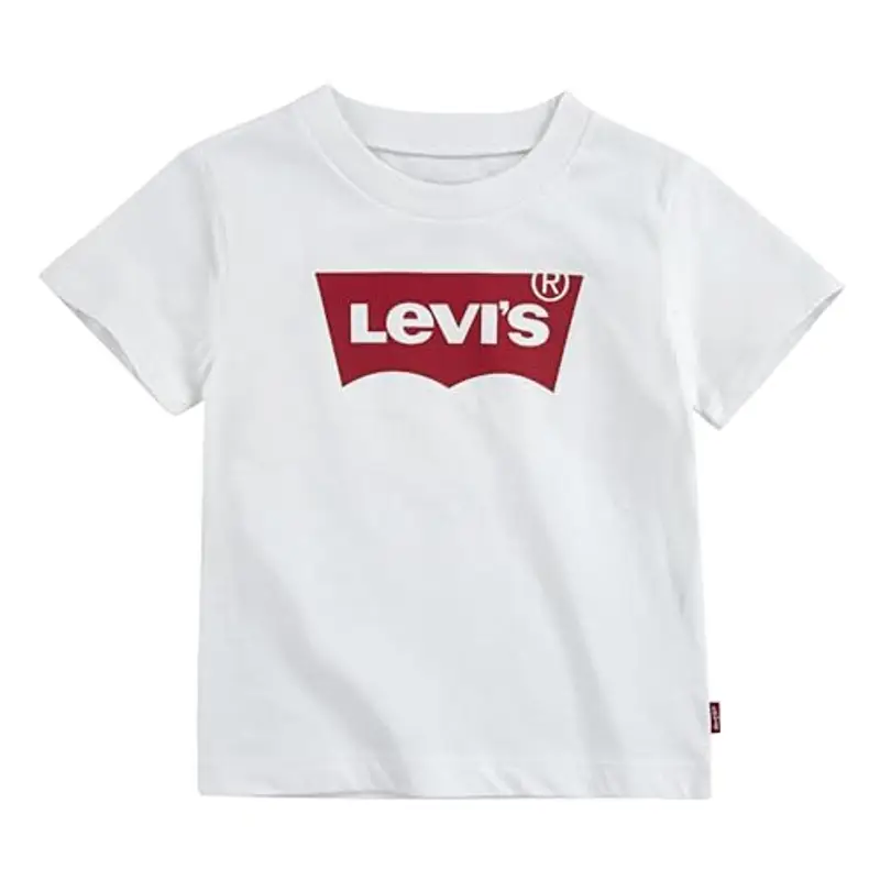 Levi's Maglietta Batwing Bimbo Bianca 3 Anni