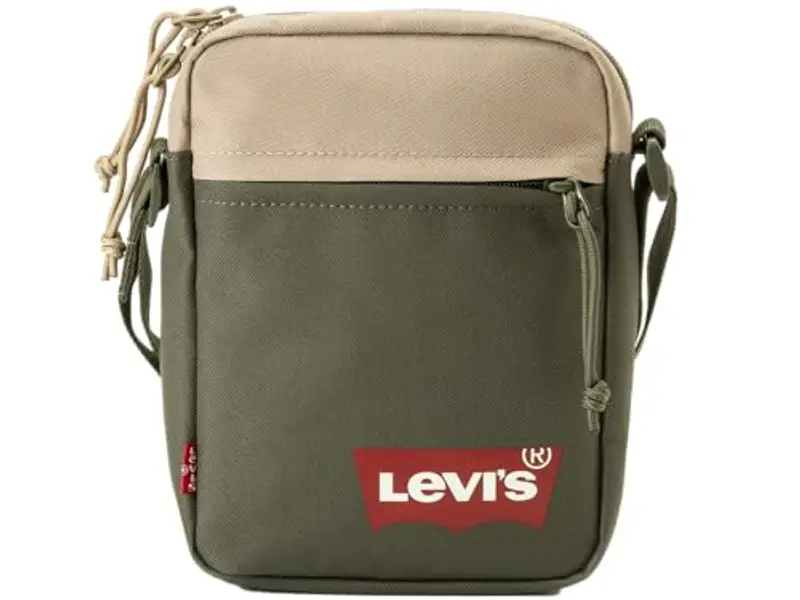 Levi's Mini Crossbody Solid (Red Batwing), Borsa Uomo, Army Green