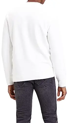 Levi's New Original Crew, Felpa Uomo, White miniatura 3