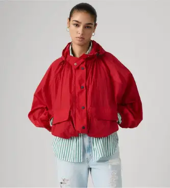 Levi s per donna 005AV-0000 Giacca rossa Simone, Rosso, Casual, Poliamide