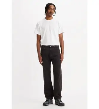 Levi s per uomo 000LO-0002 Jeans 555 modello regular, neri (38/32), Nero, Casual, Cotone, Denim Naturale