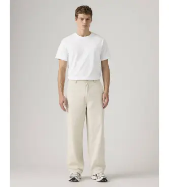 Levi s per uomo 0057Q-0002 Pantaloni beige larghi XX Chino (32/32), Casual, Cotone