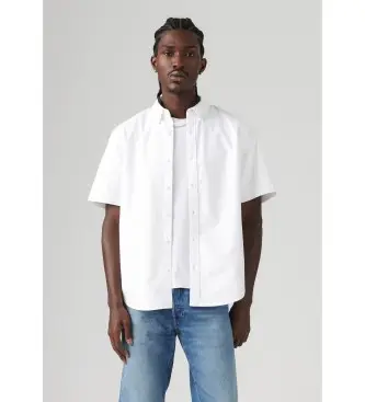 Levi s per uomo A9161-0014 Camicia bianca autentica, Bianco, Casual, Cotone, Manica corta