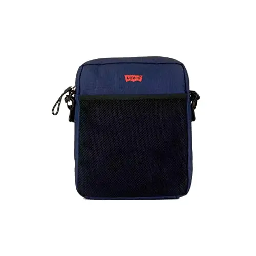 Levi's Tracolla Nord-Sud Dual Strap, Borsa Uomo, Blu Navy, 21.5X4.5X26.5cm