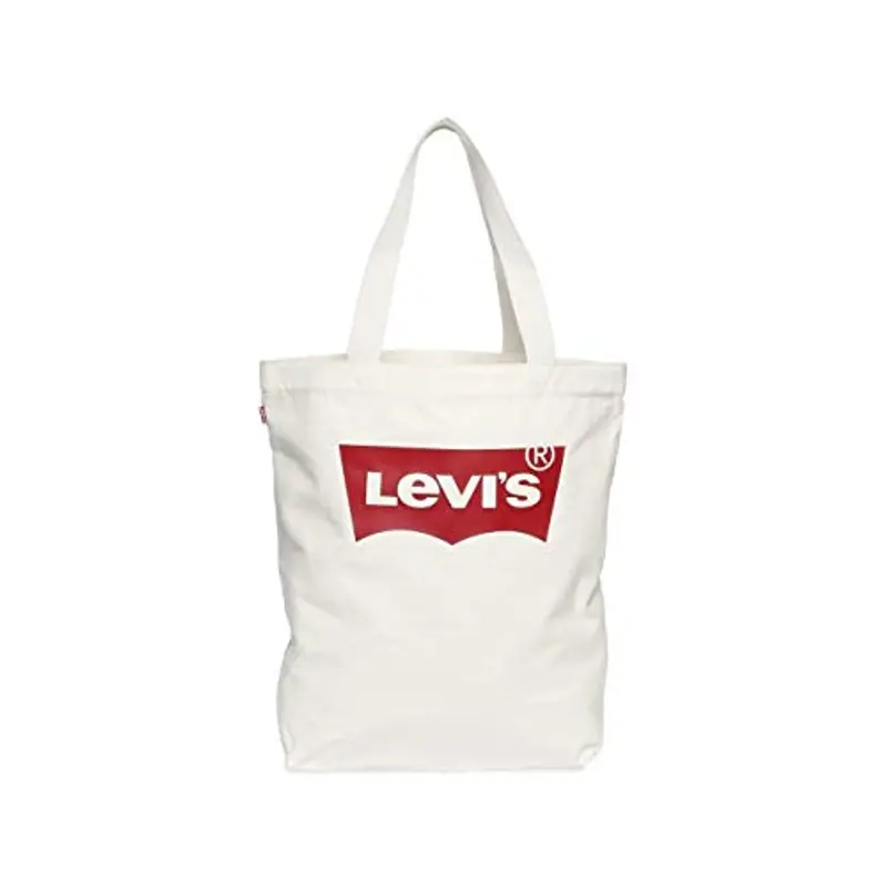 Levi's Women's Batwing Tote, Senza chiusura, Tela, Donna, Beige (Écru), 30x14x39 centimeters