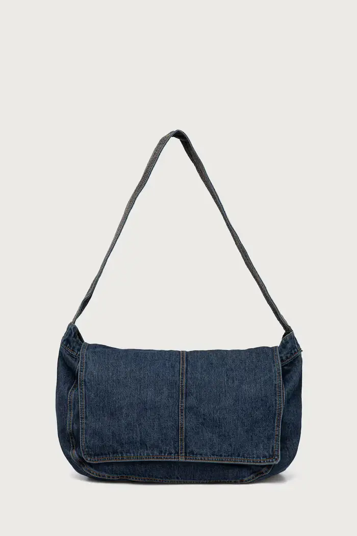 Levis Levi s borsa in jeans OLIVER MAIL BAG Blu