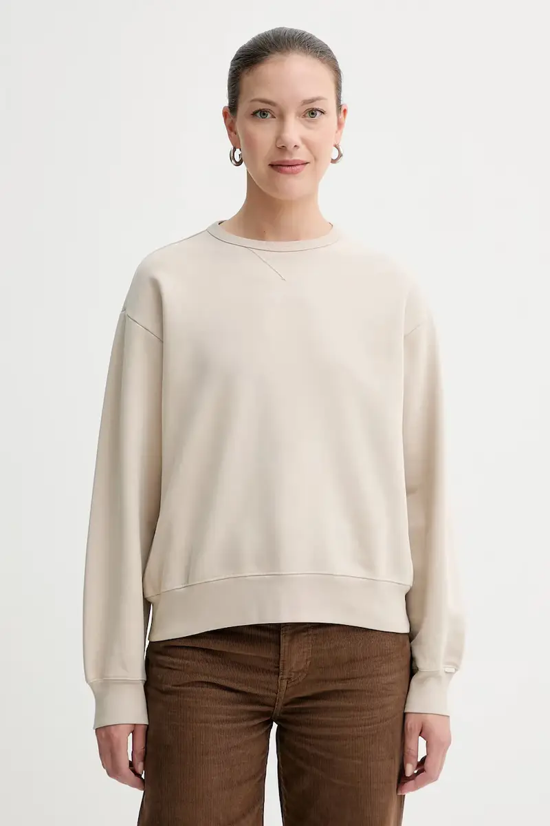 Levis Levi's felpa in cotone donna colore beige A8789
