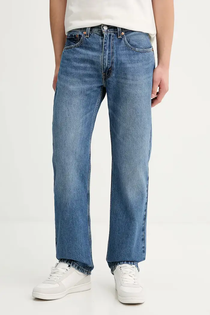 Levi s jeans straight da uomo 555 RELAXED STRAIGHT Blu