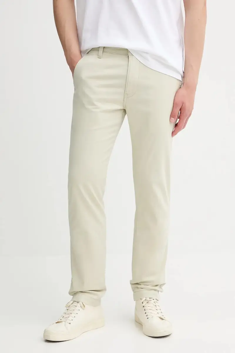 Levis Levi's pantaloni XX CHINO STD II uomo colore beige 17196-0167