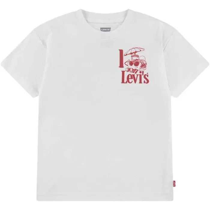 T-shirt Levis Burger Meal Tee Bianco