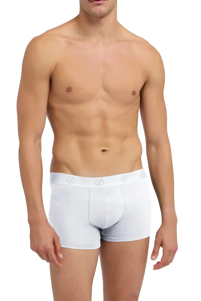 Liabel Boxer uomo, cotone elasticizzato TIMELESS - 7/XLL / BIANCO 0001