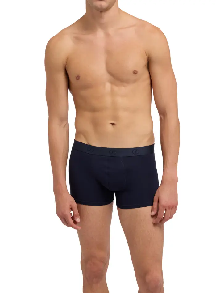Liabel Boxer uomo, cotone elasticizzato TIMELESS - 7/XLL / BLU 1527