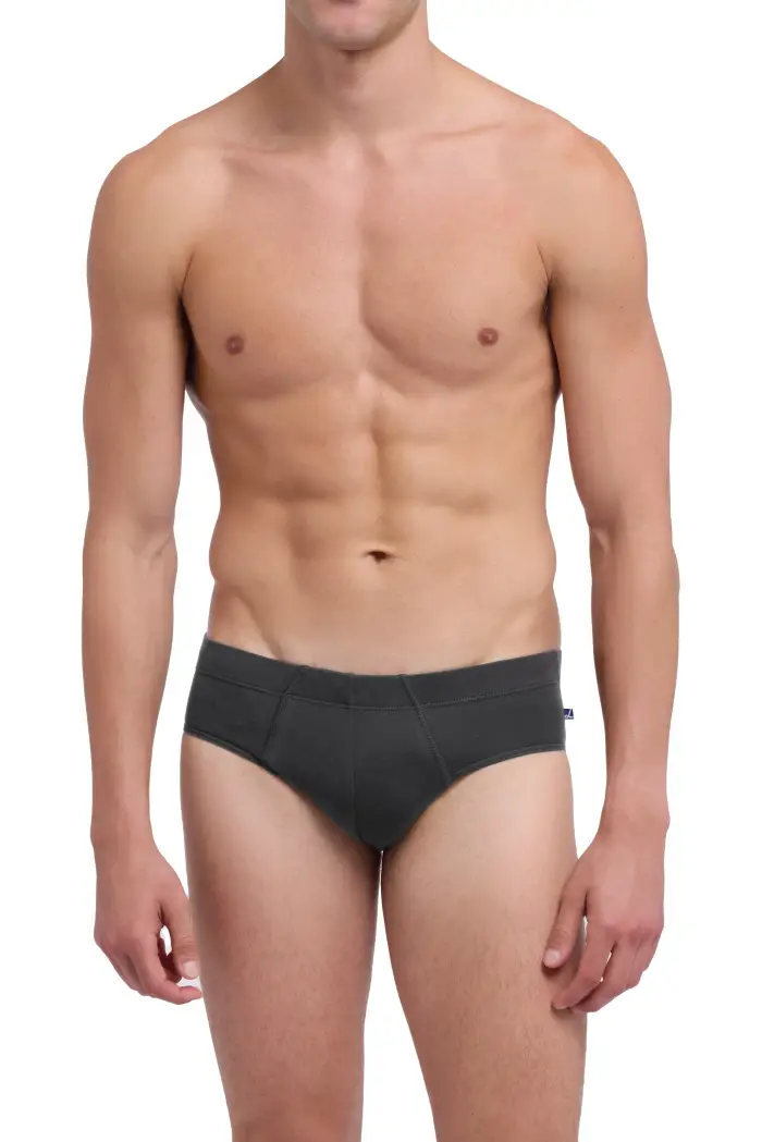 Liabel Slip medio uomo, cotone elasticizzato CLASSIC - 7/XXL / GRIGIO 6130
