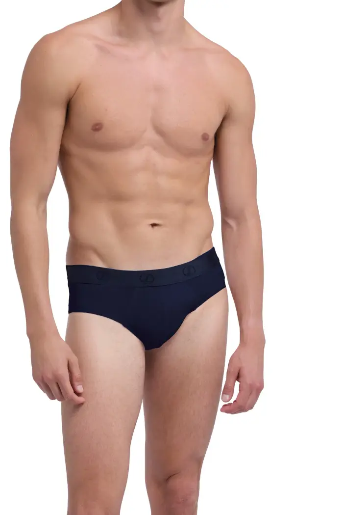 Liabel Slip medio uomo, cotone elasticizzato TIMELESS - 7/XLL / BLU 1527