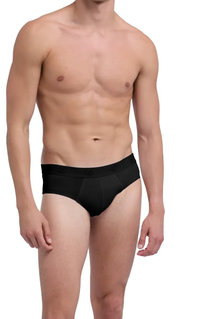 Liabel Slip medio uomo, cotone elasticizzato TIMELESS - 7/XLL / NERO 0007