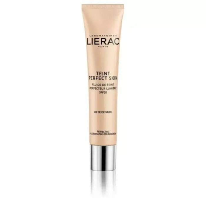 Lierac Trucco liquido illuminante SPF 20 Teint Perfect Skin (Fondotinta Illuminante) 30 ml - Tonalità 02 Nude