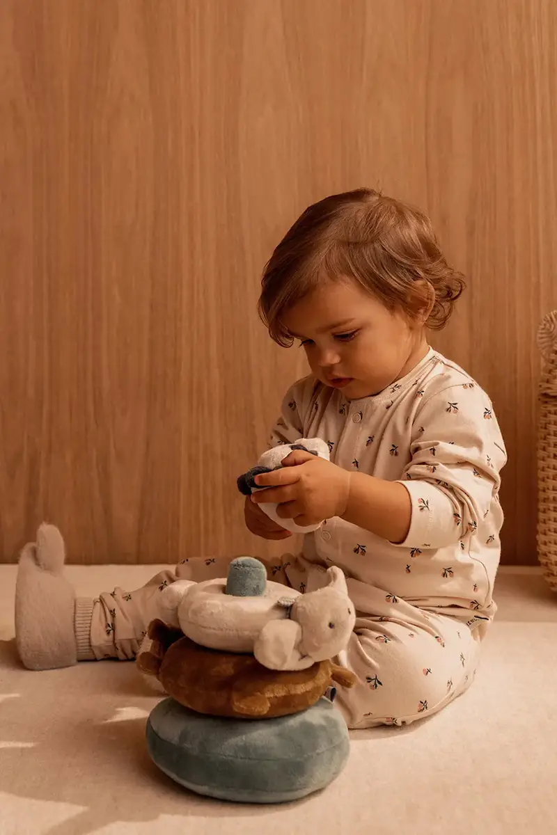 Liewood set da gioco Sannie Classic Stacking Tower Beige