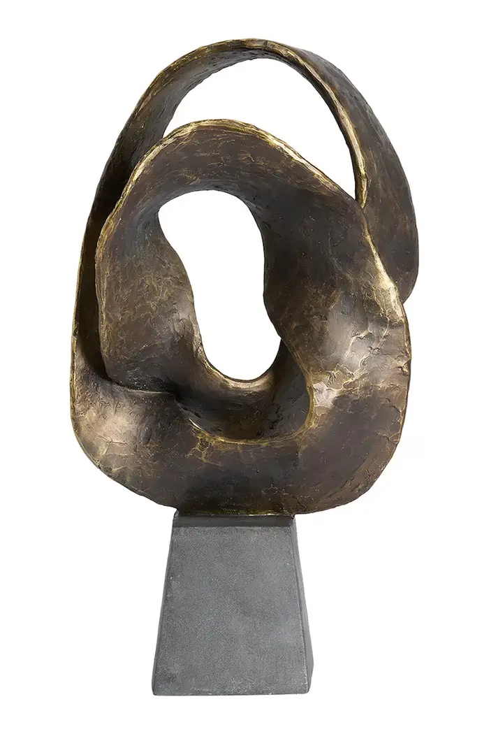 Light & Living figurina decorativa in plastica 25 x 16 x 47 cm Marrone