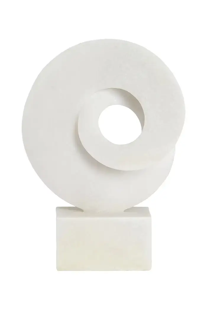 Light & Living figurina decorativa in plastica 26,5 x 9 x 38 cm Bianco