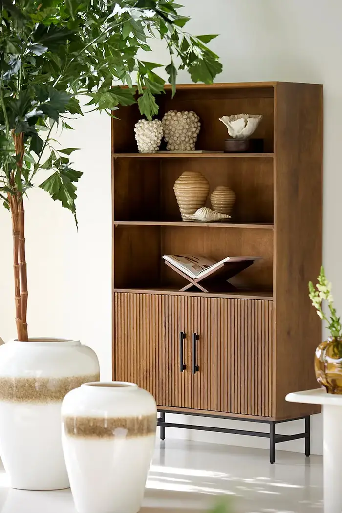 Light & Living Vaso decorativo in ceramica smaltata 20 x 22,5 cm Bianco miniatura 4