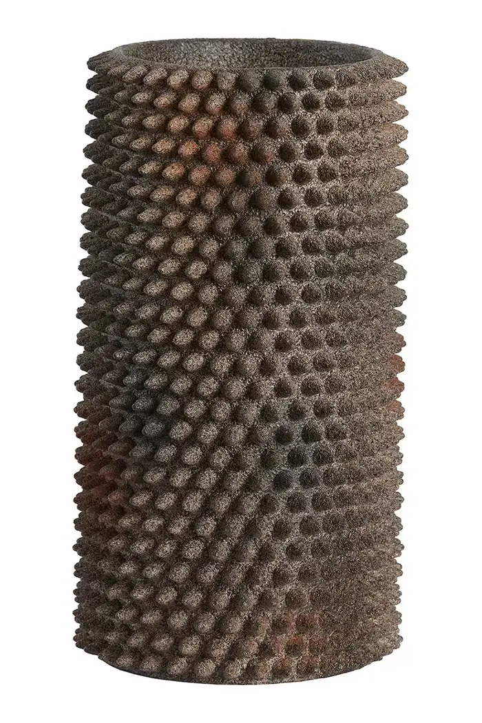 Light & Living vaso decorativo in plastica 22 x 40 cm Marrone