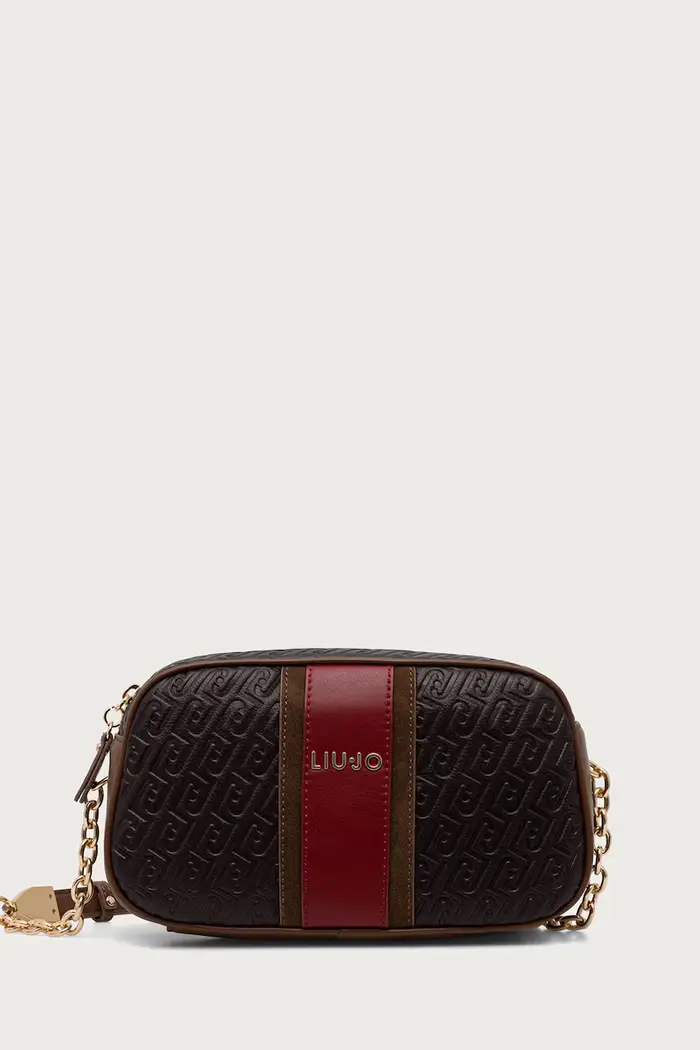 borsa a tracollo da donna in similpelle Marrone