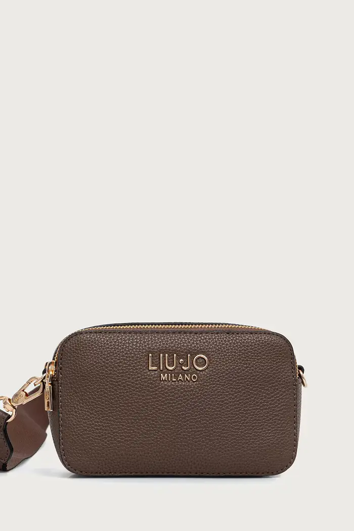 borsa a tracollo da donna in similpelle Marrone