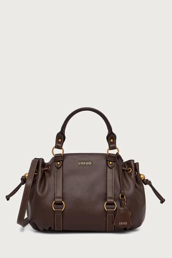 borsa a tracollo da donna in similpelle Marrone