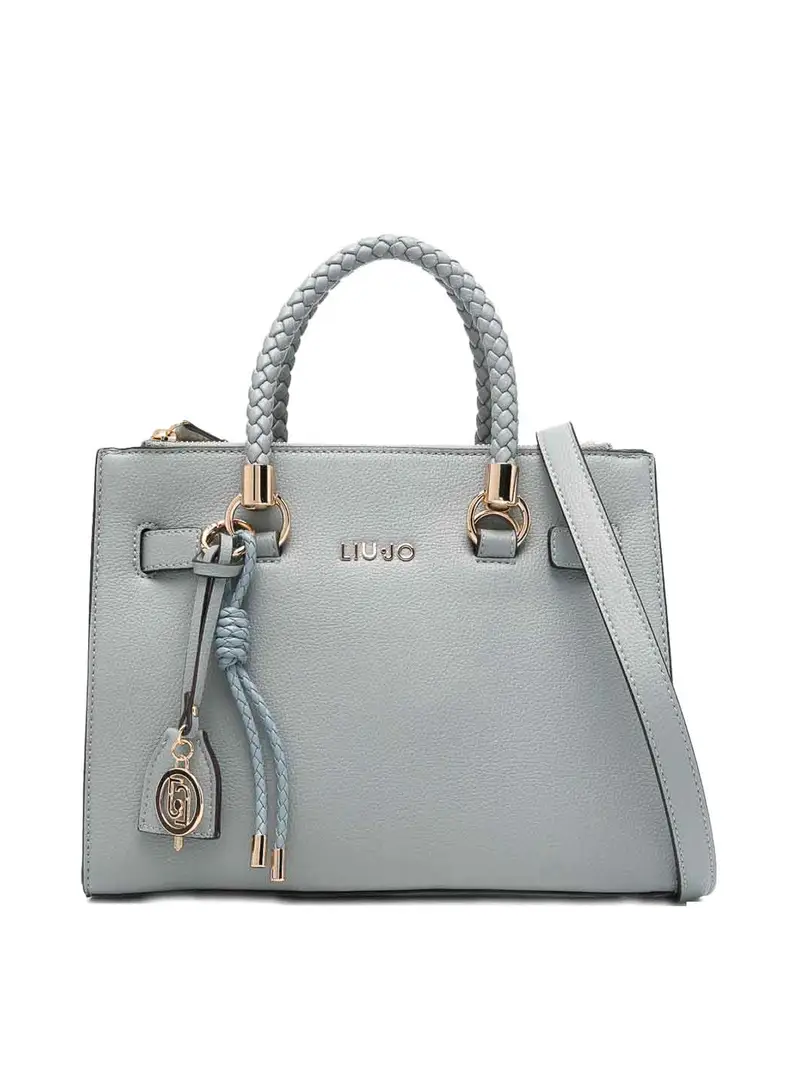 Liu Jo Borsa Tote Con Dettagli Oro Grigio