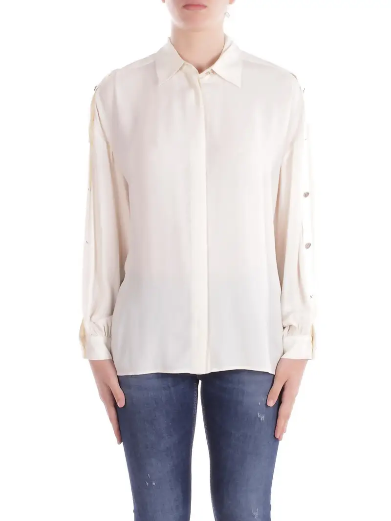 LIU JO Camicia Donna Panna Camicia ts ml