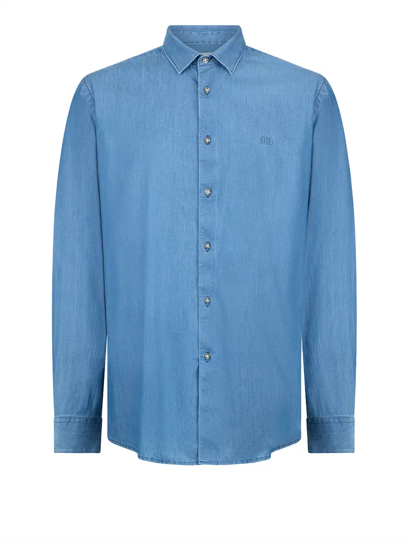liu-jo camicia jeans da uomo - denim