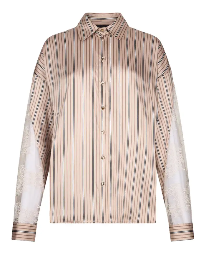 camicia liu jo da donna - marrone