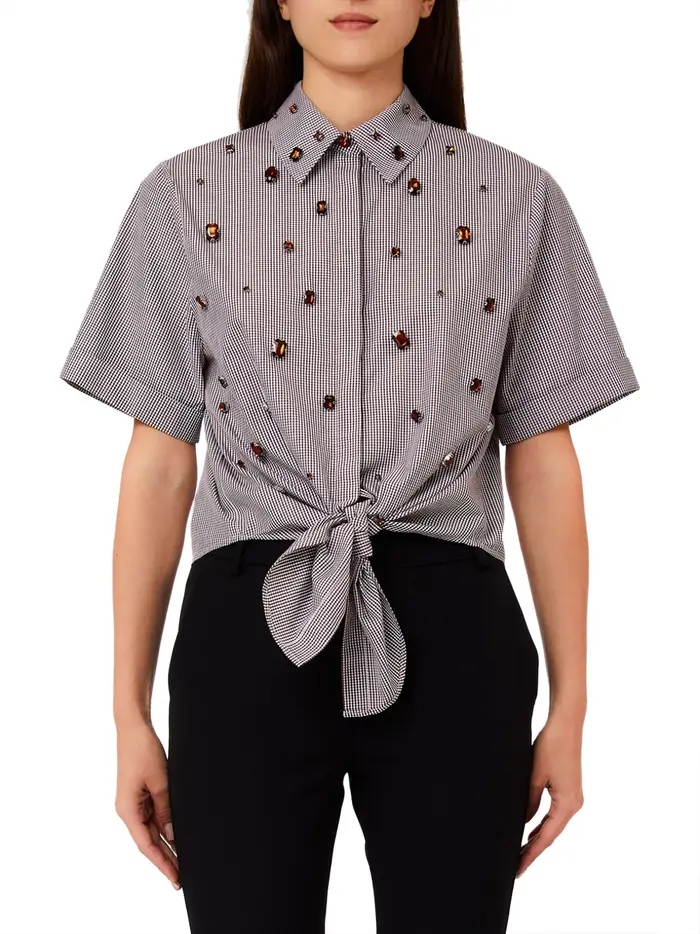 camicia liu jo da donna - marrone