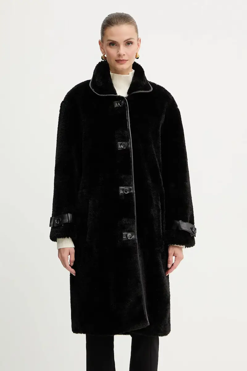 Liu Jo cappotto colore nero MF5313 E0936