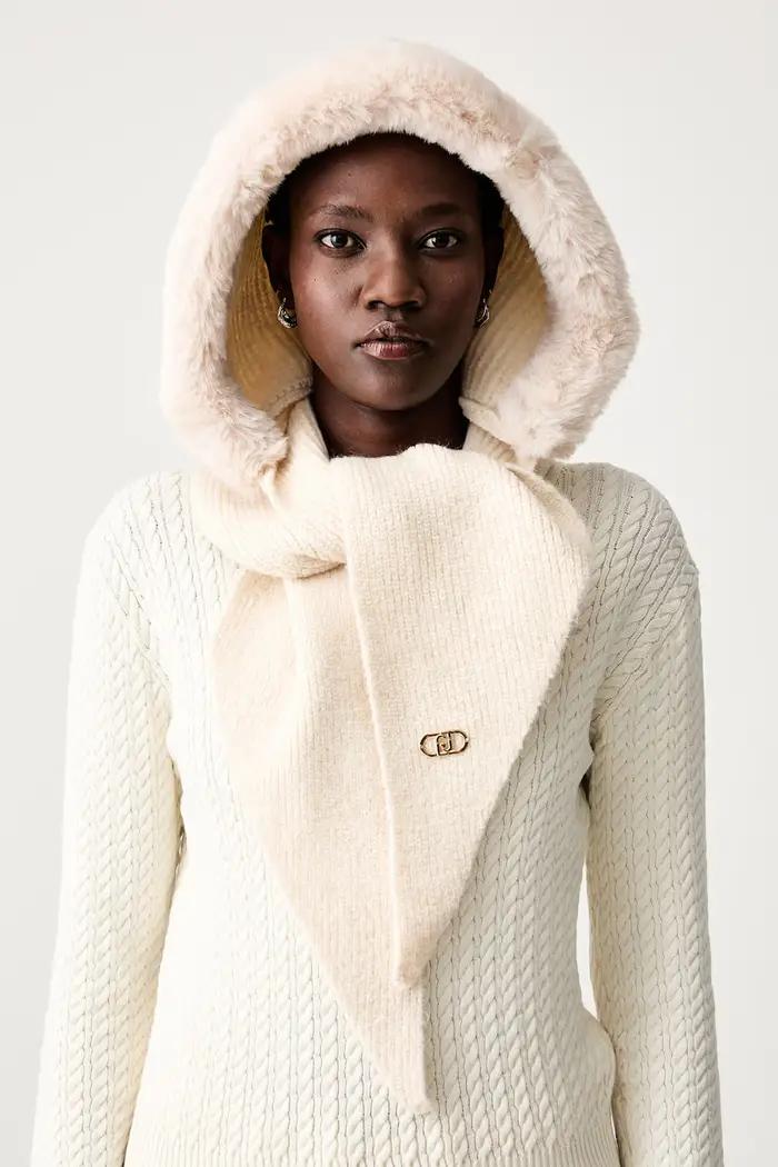Liu Jo cappuccio da donna Beige