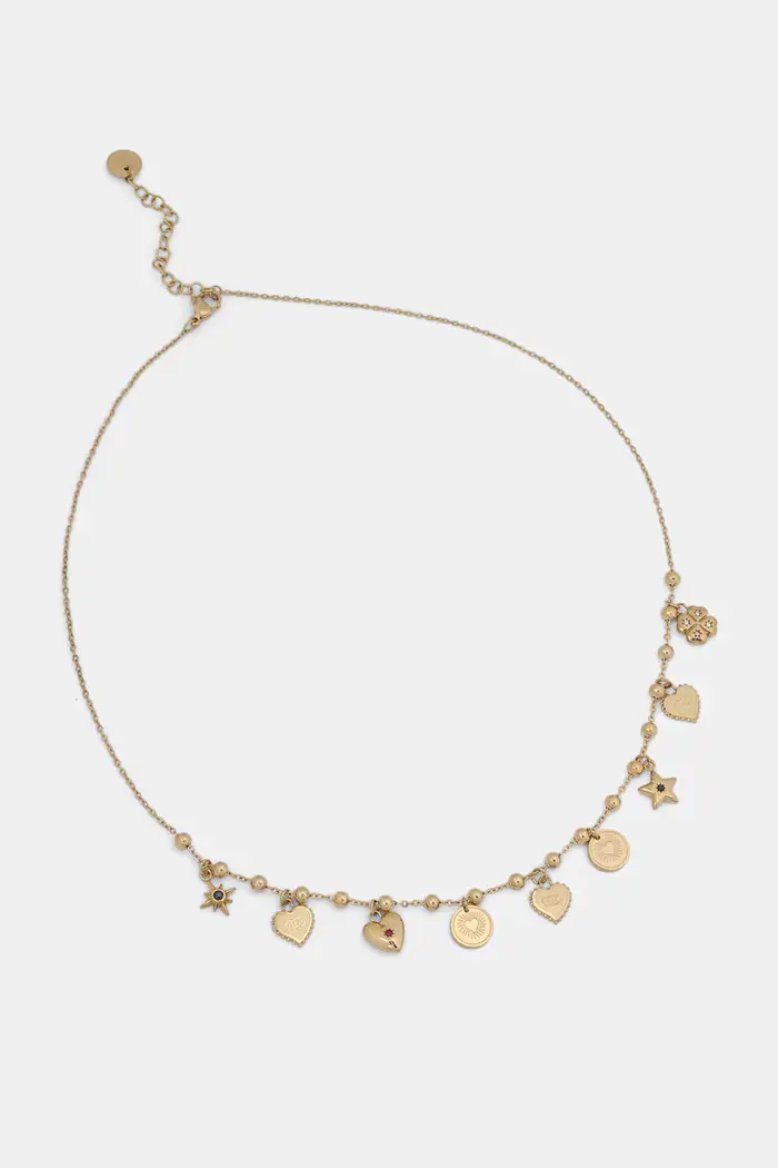 Liu Jo collana con ciondolo da donna in metallo Oro